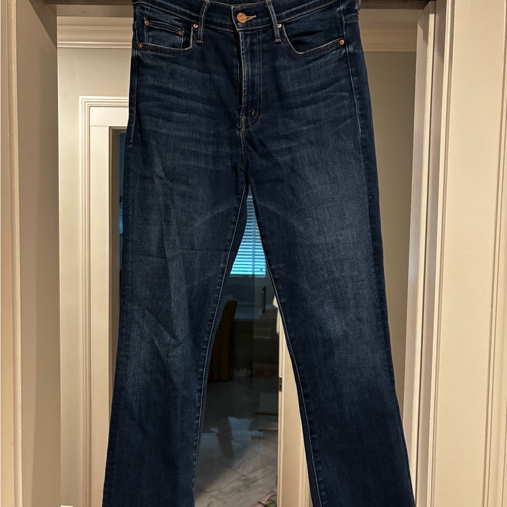 Mother the Inside Ankle in Sweet Lime Size 28